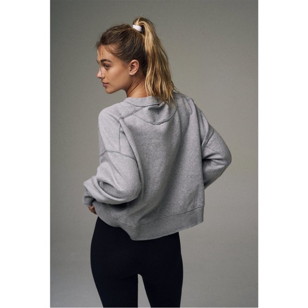EUC FP Movement Intercept heather grey (sold out color) sweatshirt - Picture 3 of 9